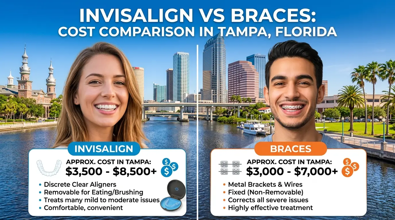 Invisalign vs Braces: Cost Comparison in Tampa, Florida